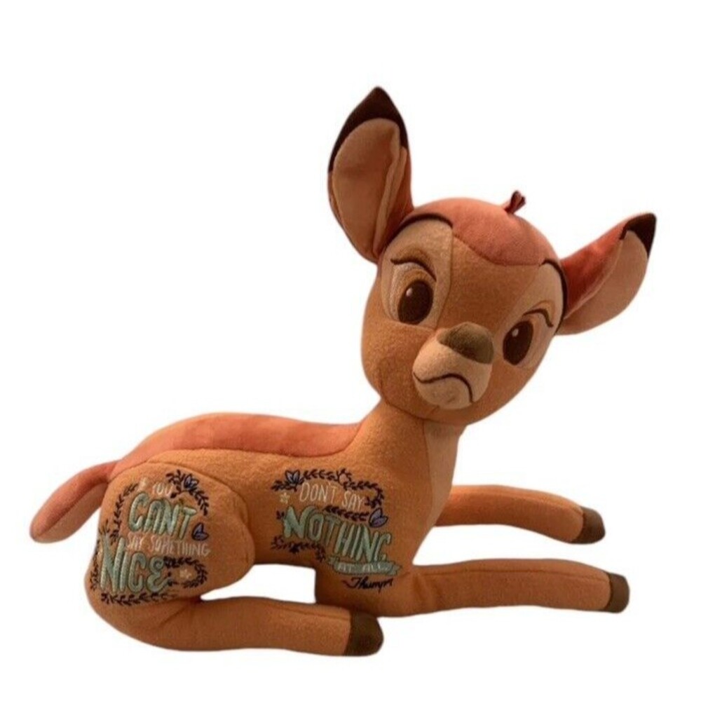 DISNEY STORE WISDOM SOFT PLUSH BAMBI AUGUST‎ 8 Of 12 COLLECTORS TOY NO TAG